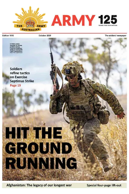 Army Newspaper cover