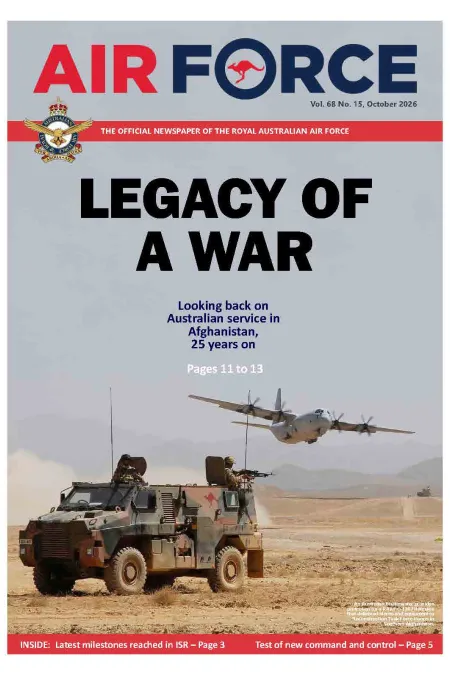 Air Force Newspaper cover