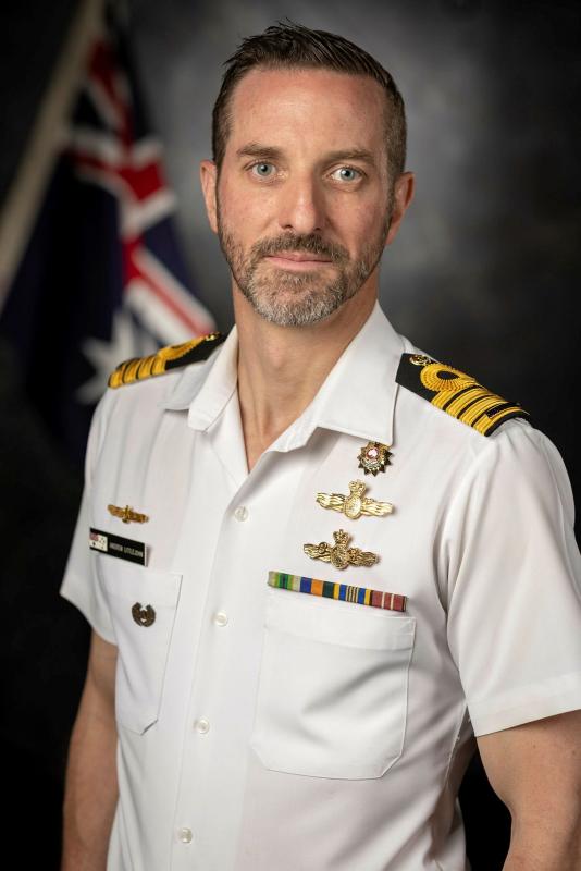 Official portrait of an officer.