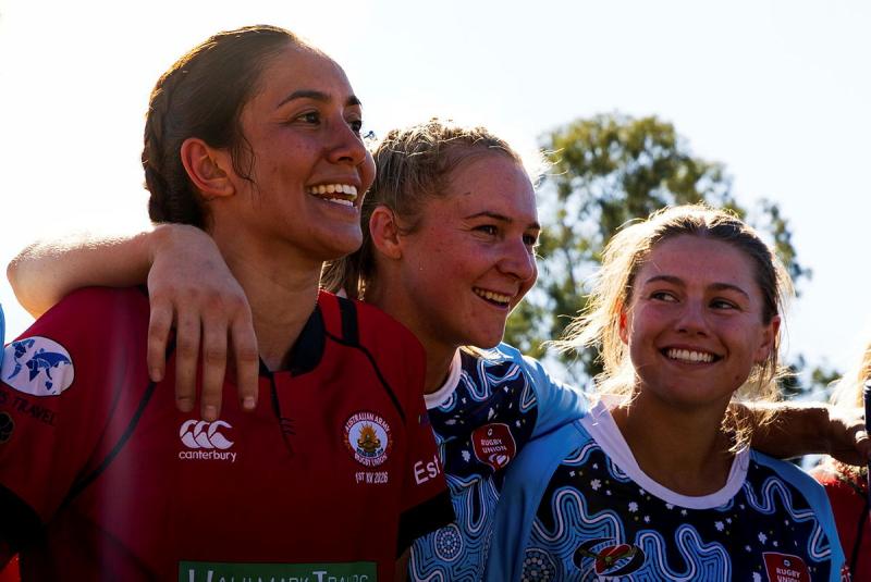 Players compete during the 2026 ADF Rugby Union Championship held at GPS Rugby Club, Ashgrove, Queensland.