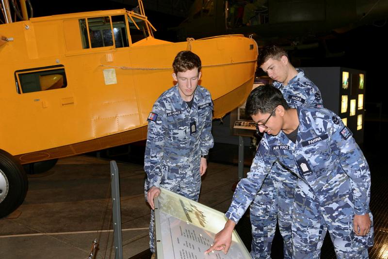 The inaugural Australia and Air Power Primary Course (AAPPC) was delivered to approximately 140 first-year Air Force ADFA cadets at RAAF Williams - Laverton and Point Cook in August 2026.Delivered by History and Heritage Branch-Air Force, the three-day course introduced cadets to the history, development and application of Australian air power through presentations, operational case studies and experiential learning. At RAAF Base Point Cook, cadets explored Air Force history and culture through the RAAF