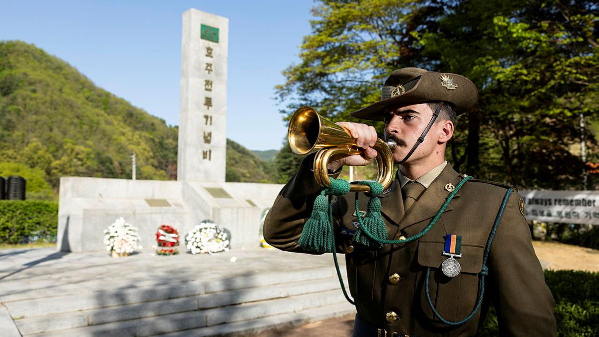 A bugler.