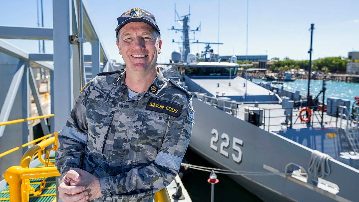 Royal Australian Navy Chaplain Simon Edds from HMAS Coonawarra in Darwin, NT.