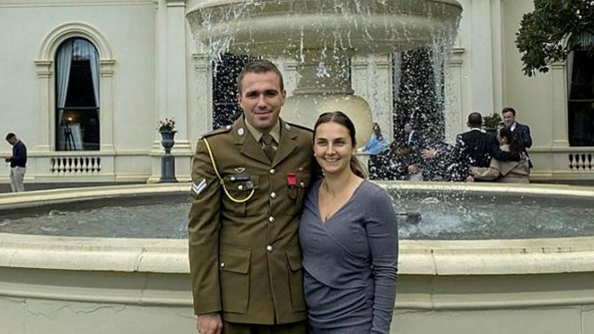CPL Joshua Smith and partner.